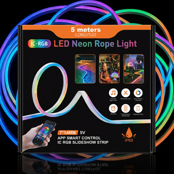 ریسه نئون فلکسی RGB